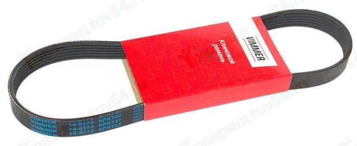 Ремень 6PK737 ВАЗ 2112 без кондиционера <b>VIMMER VMR-6PK737</b> - изображение