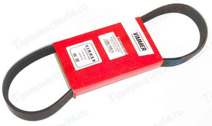 Ремень 6PK738 ВАЗ 2110-2170 без кондиционера <b>VIMMER VMR-6PK738</b> - изображение