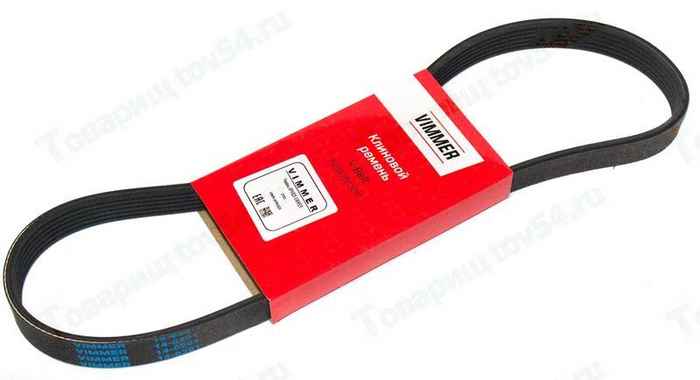 Ремень 6PK825 ВАЗ 2190 Гранта <b>VIMMER VMR-6PK825</b> - изображение