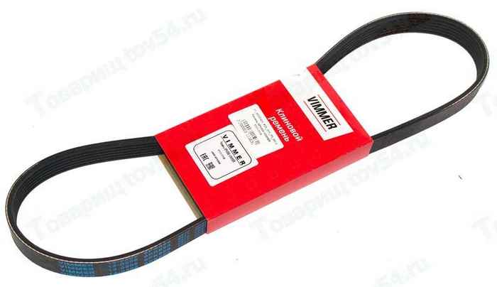 Ремень 6PK888 ВАЗ 1117-1119 Калина <b>VIMMER VMR-6PK888</b> - изображение