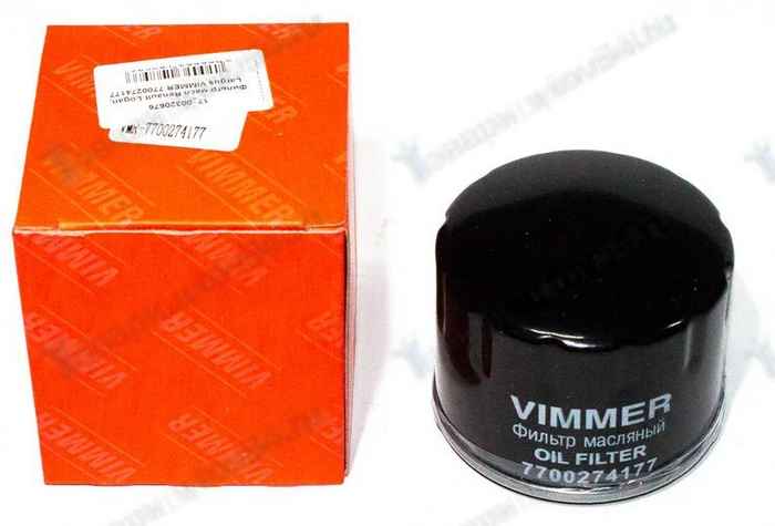 Фильтр масляный LADA Largus 7700274177 <b>VIMMER VMR-7700274177</b> - изображение