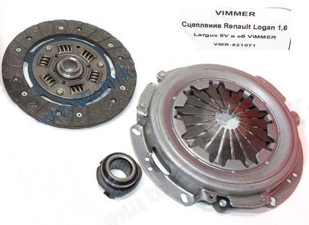 Сцепление LADA Largus 8V, Renault Logan 1,6 в сборе <b>VIMMER VMR-821071</b> - изображение