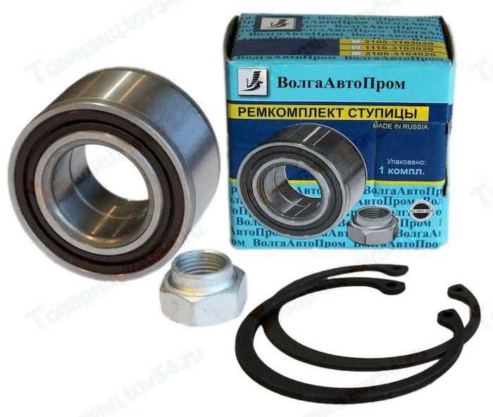 Подшипник ступицы ВАЗ 1118 Калина, Приора передний (рем.к-т) <b>ВОЛГААВТОПРОМ 1118-3103020</b> - изображение