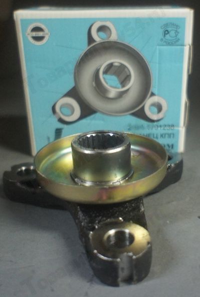 Фланец эластичной муфты ВАЗ 2106 между КПП и муфтой (мелкий зуб) <b>ВОЛГААВТОПРОМ 2107-1701238</b> - изображение