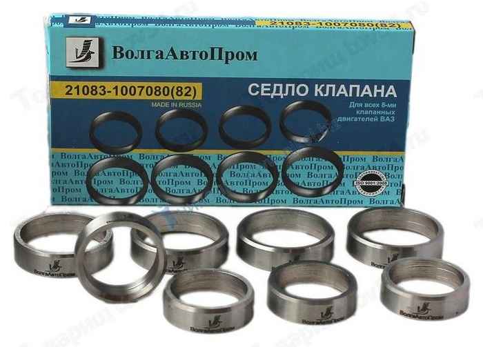 Седло клапана ВАЗ 21083 (комплект 8шт) <b>ВОЛГААВТОПРОМ 21083-1007080</b> - изображение Седло клапана ВАЗ 21083 (комплект 8шт) <b>ВОЛГААВТОПРОМ 21083-1007080</b> - изображение