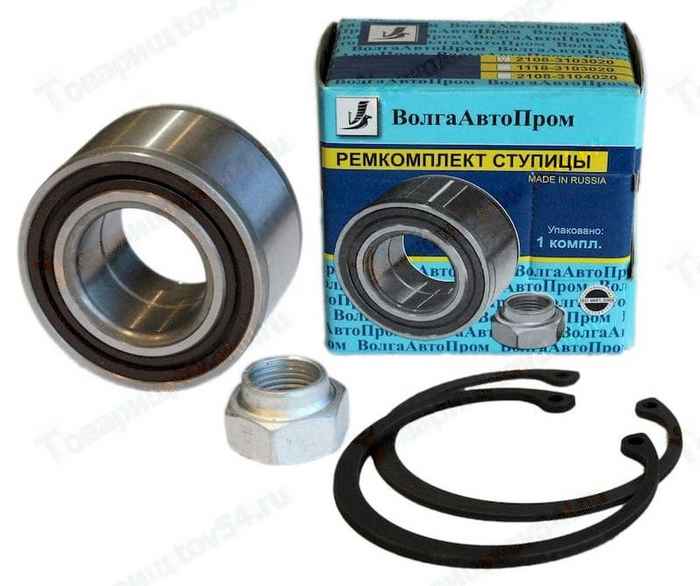 Подшипник ступицы ВАЗ 2108 передний (рем.к-т) <b>ВОЛГААВТОПРОМ 2108-3103020</b> - изображение