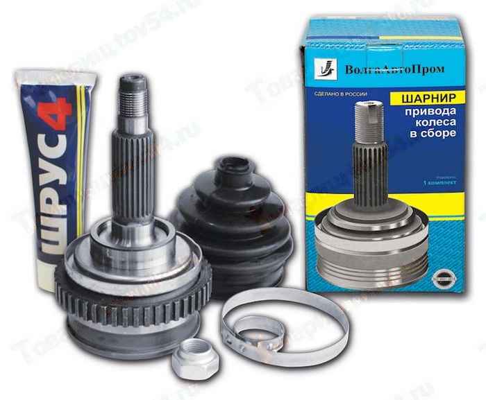 ШРУС наружный ВАЗ 2123 Нива Шевроле с ABS <b>ВОЛГААВТОПРОМ 2123-2215012АБС</b> - изображение ШРУС наружный ВАЗ 2123 Нива Шевроле с ABS <b>ВОЛГААВТОПРОМ 2123-2215012АБС</b> - изображение