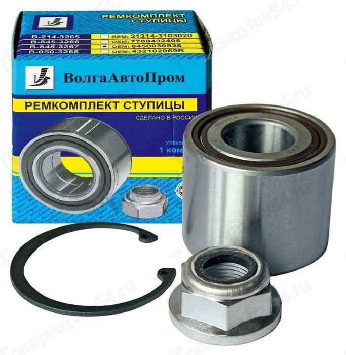 Подшипник ступицы LADA Vesta задней, Renault Logan II, Sandero II <b>ВОЛГААВТОПРОМ 8450030826</b> - изображение