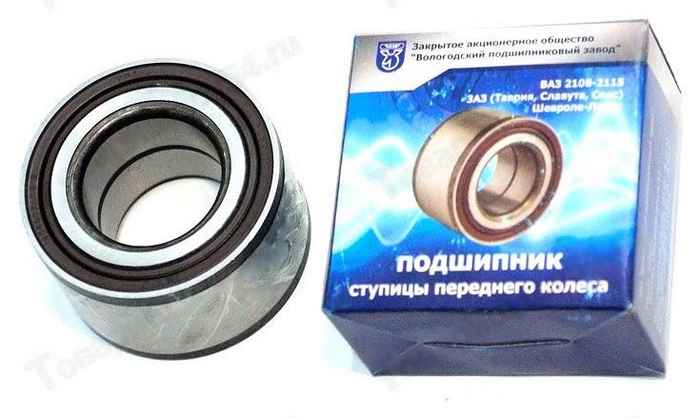 Подшипник ступицы ВАЗ 2108 передний <b>ВПЗ-23 256907</b> - изображение