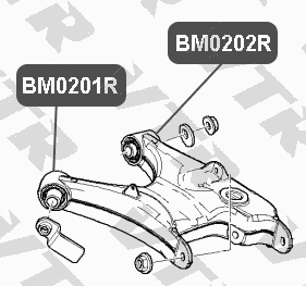 Сайлентблок рычага задней подвески VTR BM0202R - изображение 1