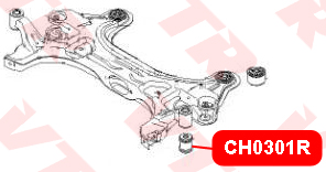 Сайлентблок подрамника передней подвески, передний VTR CH0301R - изображение 1