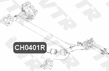 Сайлентблок балки задней подвески VTR CH0401R - изображение 1