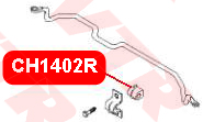Втулка стабилизатора передней подвески VTR CH1402R - изображение 1