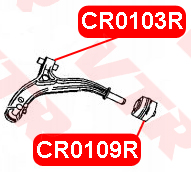 Сайлентблок нижнего рычага передней подвески VTR CR0109R - изображение 1