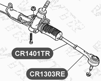 Тяга рулевого управления <b>VTR CR1401TR</b> - изображение 1