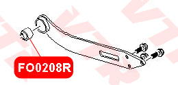 Сайлентблок рычага задней подвески VTR FO0208R - изображение 1