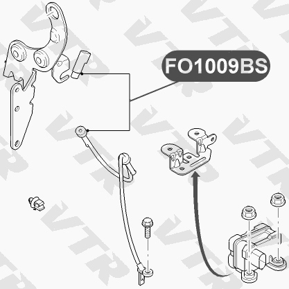 Датчик АБС передней подвески, двусторонний VTR FO1009BS - изображение 1