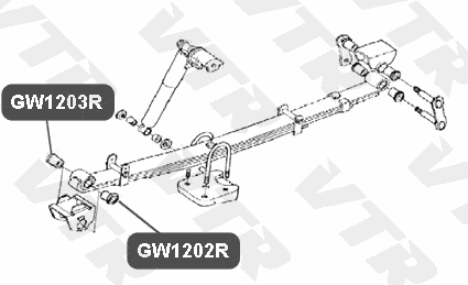 Втулка рессоры VTR GW1202R - изображение 1