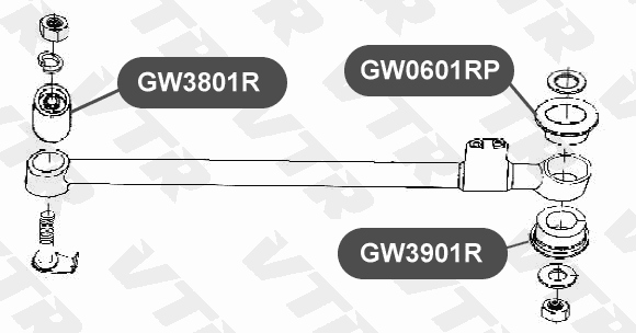Буфер хода сжатия пружины VTR GW3901R - изображение 1