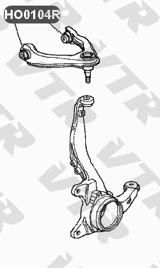 Сайлентблок верхнего рычага передней подвески VTR HO0104R - изображение 1