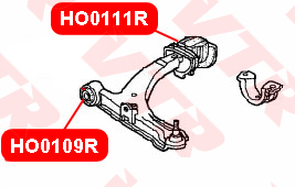 Сайлентблок рычага передней подвески, передний VTR HO0109R - изображение 1