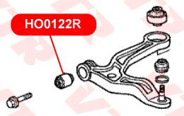 Сайлентблок рычага передней подвески, передний VTR HO0122R - изображение 1