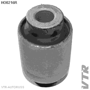 Сайлентблок верхнего рычага задней подвески, внешний (с 2-х сторон) VTR HO0216R - изображение Сайлентблок верхнего рычага задней подвески, внешний (с 2-х сторон) VTR HO0216R - изображение