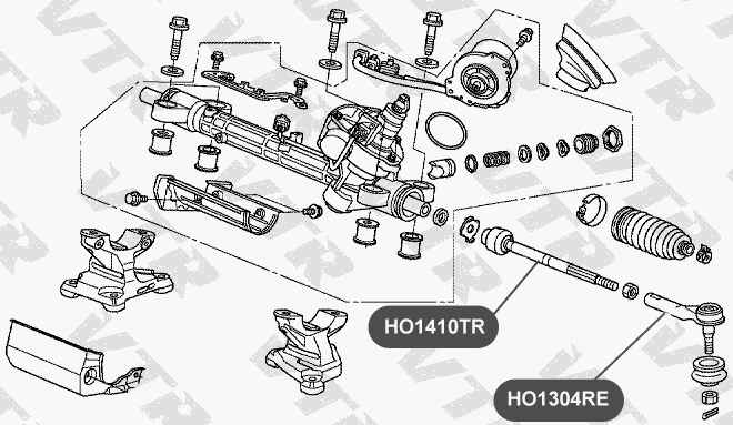 Тяга рулевого управления <b>VTR HO1410TR</b> - изображение 1