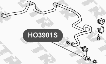 Тяга стабилизатора передней подвески VTR HO3901S - изображение 1