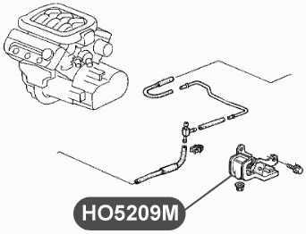 Подушка двигателя, левая VTR HO5209M - изображение 1