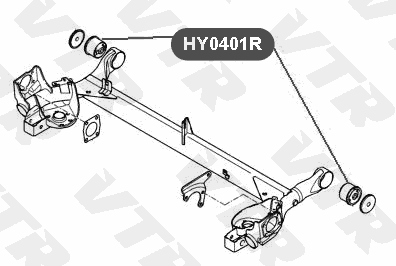 Сайлентблок балки задней подвески VTR HY0401R - изображение 1