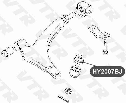 Шаровая опора рычага передней подвески <b>VTR HY2007BJ</b> - изображение 1