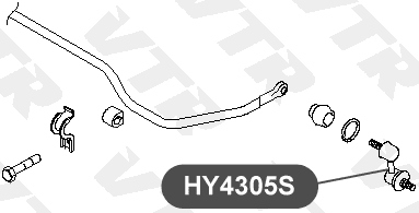 Тяга стабилизатора задней подвески VTR HY4305S - изображение 1