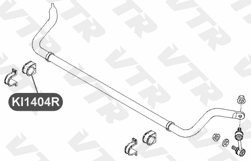 Втулка стабилизатора передней подвески VTR KI1404R - изображение 1
