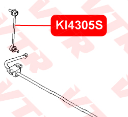 Тяга стабилизатора задней подвески VTR KI4305S - изображение 1