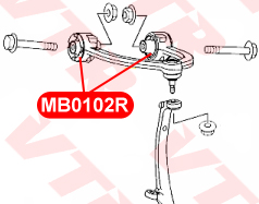 Сайлентблок верхнего рычага передней подвески VTR MB0102R - изображение 1