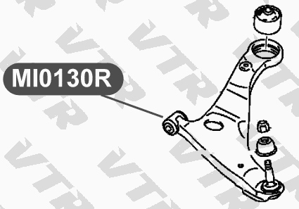 Сайлентблок рычага передней подвески, передний VTR MI0130R - изображение 1