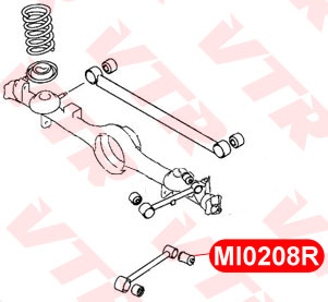 Сайлентблок нижней продольной тяги задней подвески, задний VTR MI0208R - изображение 1