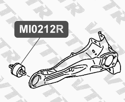 Сайлентблок продольного рычага задней подвески VTR MI0212R - изображение 1