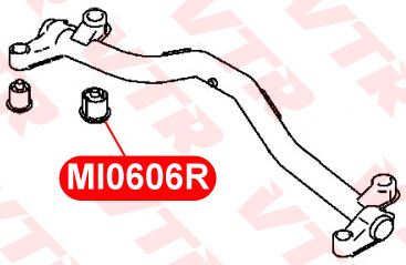 Сайлентблок поперечной тяги задней подвески VTR MI0606R - изображение 1