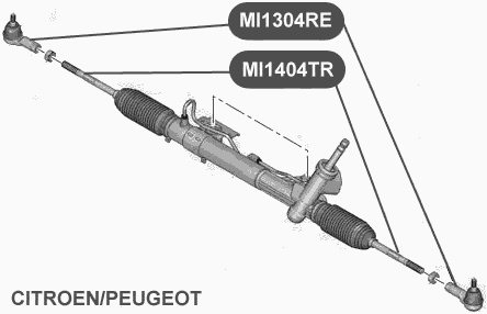Тяга рулевого управления VTR MI1404TR - изображение 1
