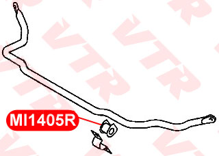 Втулка стабилизатора передней подвески VTR MI1405R - изображение 1