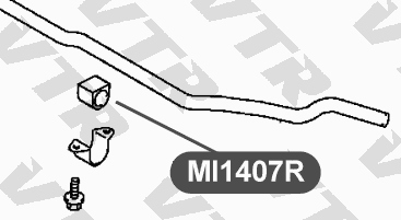 Втулка стабилизатора передней подвески VTR MI1407R - изображение 1