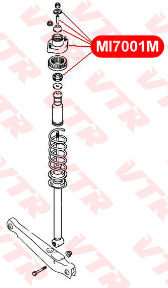 Опора заднего амортизатора <b>VTR MI7001M</b> - изображение 1