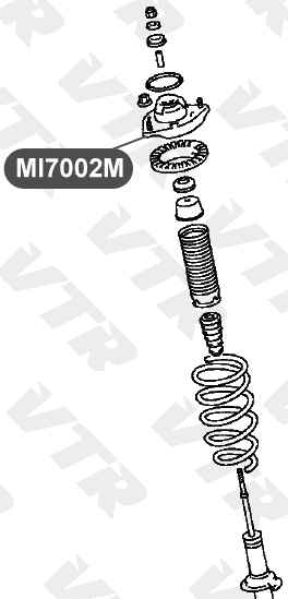 Опора заднего амортизатора VTR MI7002M - изображение 1
