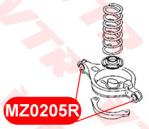 Сайлентблок поперечного рычага задней подвески VTR MZ0205R - изображение 1