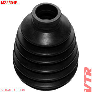 Чехол ШРУС переднего привода, наружный (смазка+хомуты) VTR MZ2501R - изображение Чехол ШРУС переднего привода, наружный (смазка+хомуты) VTR MZ2501R - изображение
