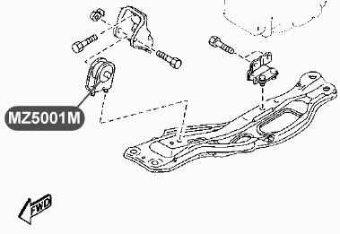 Опора двигателя <b>VTR MZ5001M</b> - изображение 1