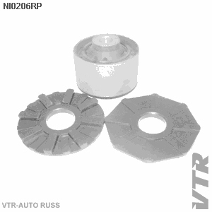 Сайлентблок полиуретановый рычага задней подвески (с шайбами) VTR NI0206RP - изображение