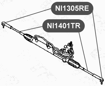 Тяга рулевого управления VTR NI1401TR - изображение 1